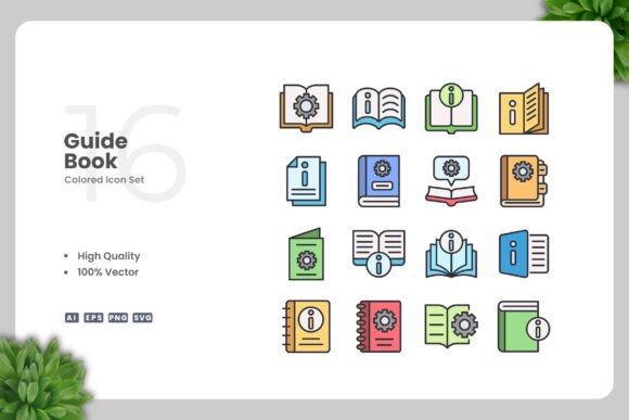 Guide Book Colored Icons